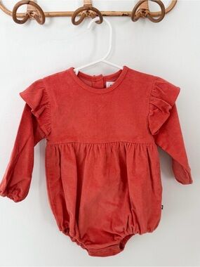 OEUF corduroy bubble romper 18-24m